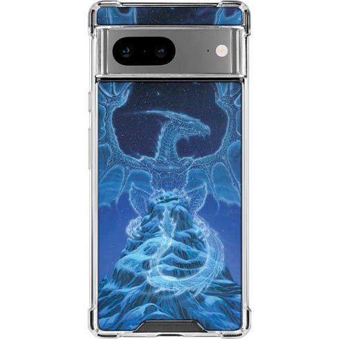 Ed Beard Jr. Winter Spirit Dragon by Ed Beard Jr Google Pixel 8 Clear Case